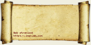 Jovana Čugalj vizit kartica